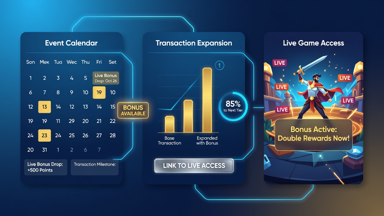 Transaction expansion dashboard highlighting bonus-to-live-table conversion flow in a mobile poker app