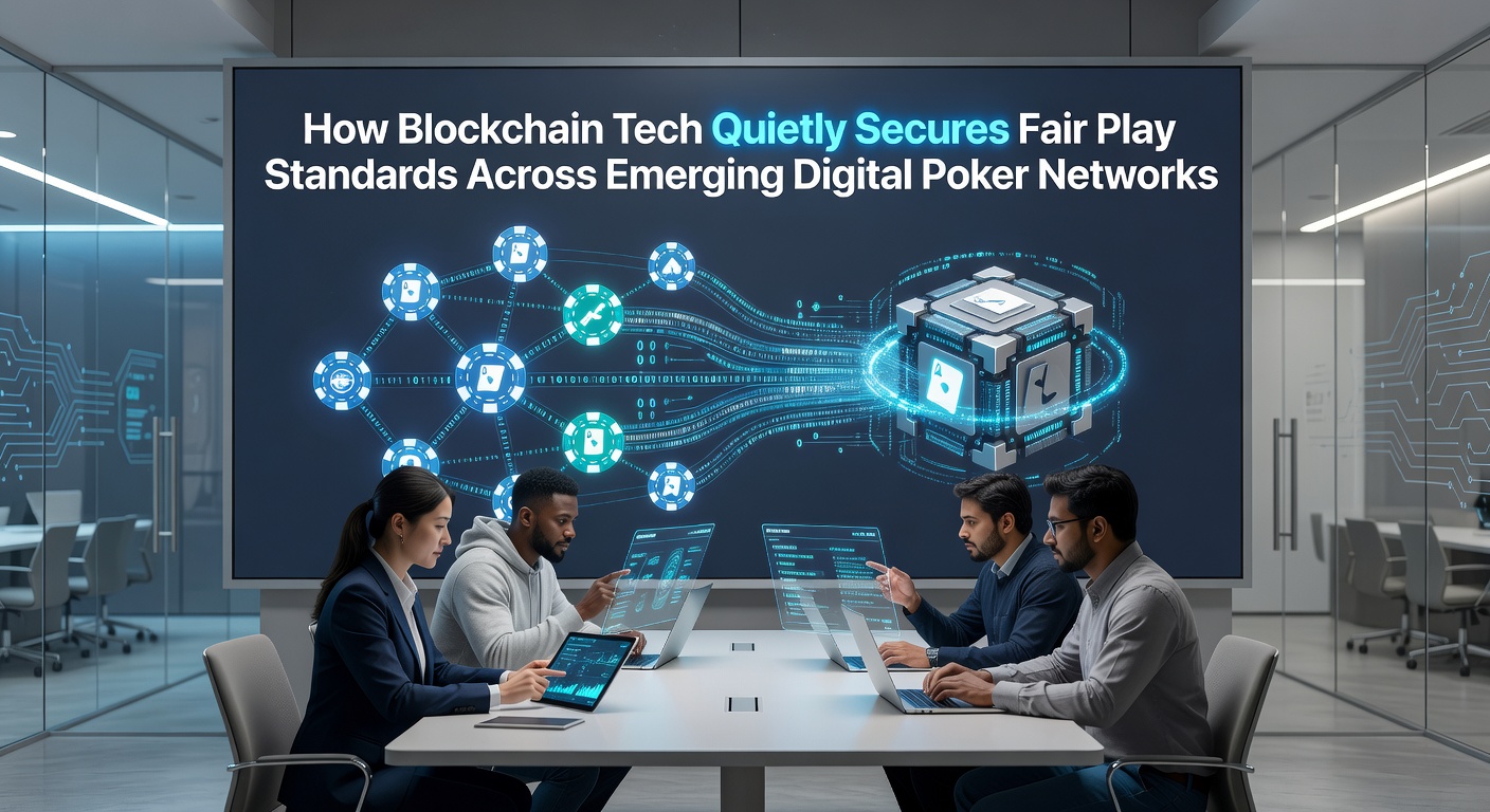 Digital poker table interface showing verified blockchain transaction history